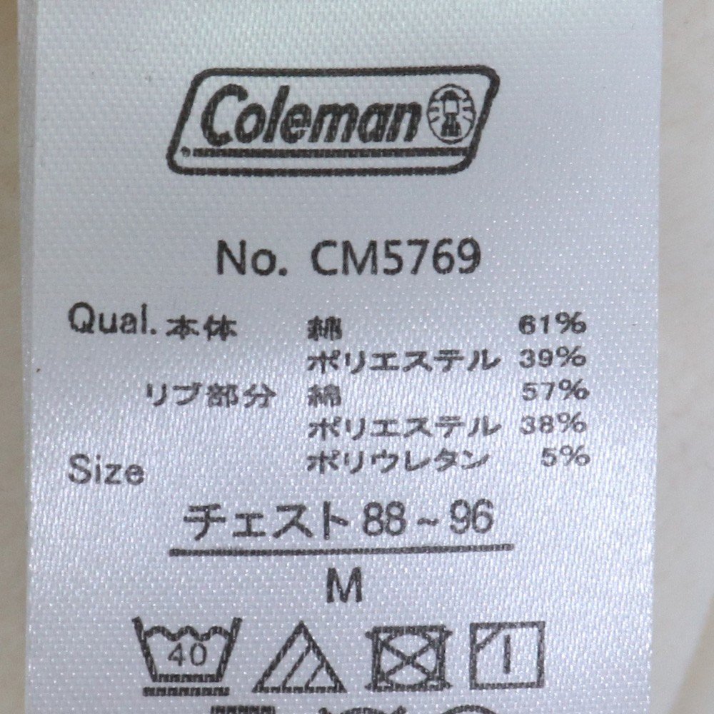 未使用 COLEMAN × CIAOPANIC TENT MAN プリントパーカー オフホワイト Mサイズ CM5769 コールマン チャオパニック テントマン スウェットの画像5
