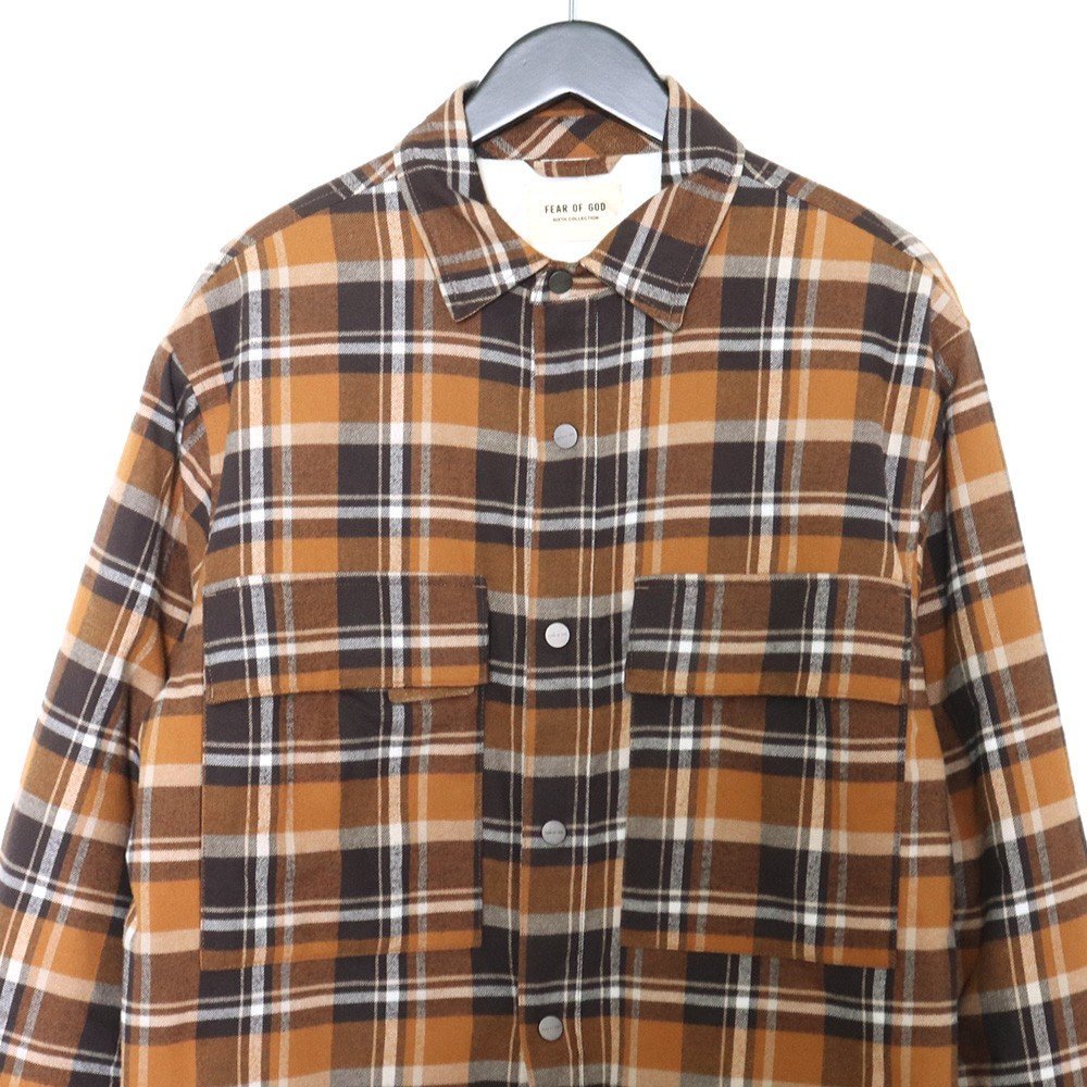 FEAR OF GOD SIXTH COLLECTION FLANNEL SHIRT JACK XSサイズ イエロー