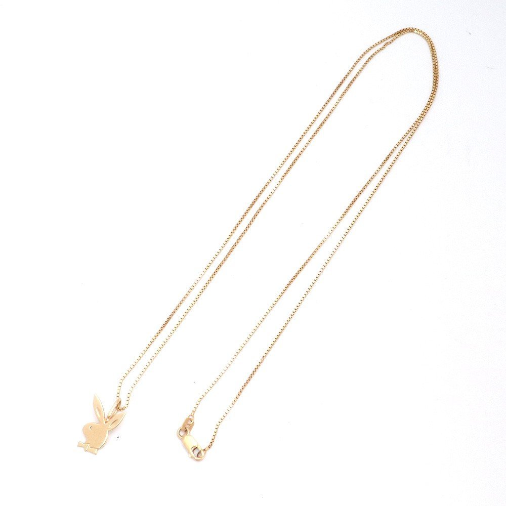 SUPREME × PLAYBOY 15SS Gold Pendant 14K 62cm シュプリーム