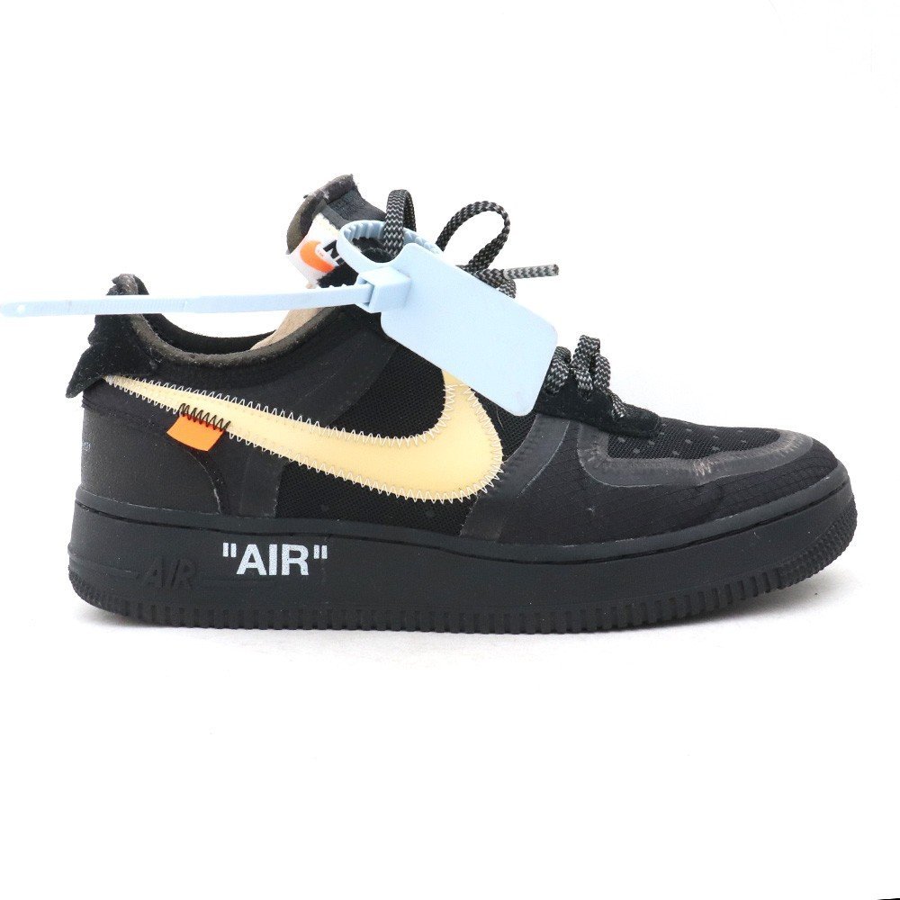 25.5cm NIKE × OFF-WHITE THE 10 AIR FORCE 1 LOW ブラック AO4606-001