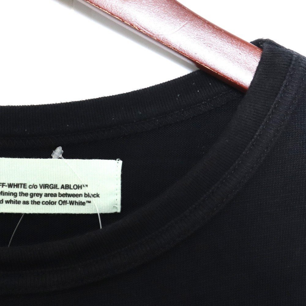 当店一番人気 Off-white 17SS DIAG CARAVAGGIO 長袖カットソーS