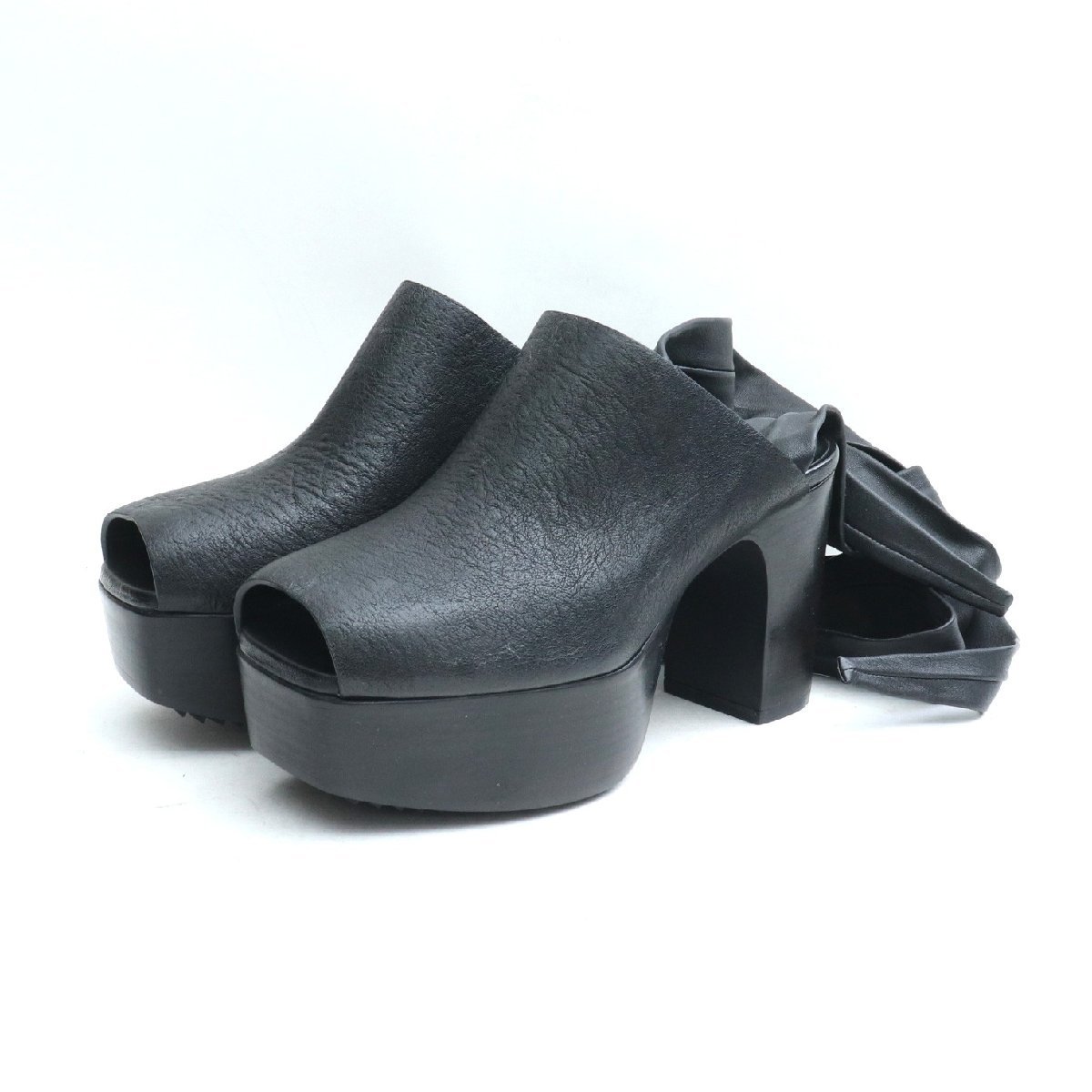 未使用 RICK OWENS 20SS Bea Arthur Leather Sandals サイズ35