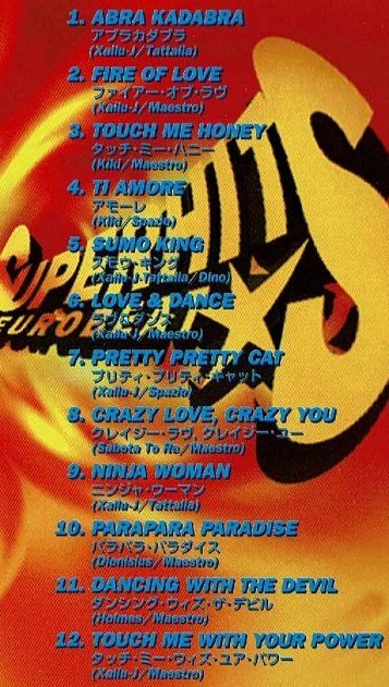 CD☆スーパー・ヒッツ・ユーロビート/SUPER HITS EUROBEAT (キング KICP 478) Non-Stop アブラカダブラ　_画像3