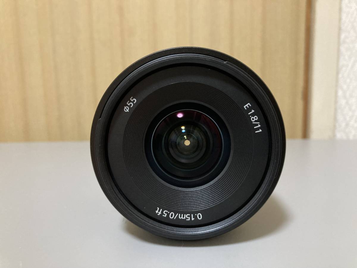 SONY E 11mm F1.8 SEL11F18 大口径広角APS-C単焦点レンズ☆Eマウント用