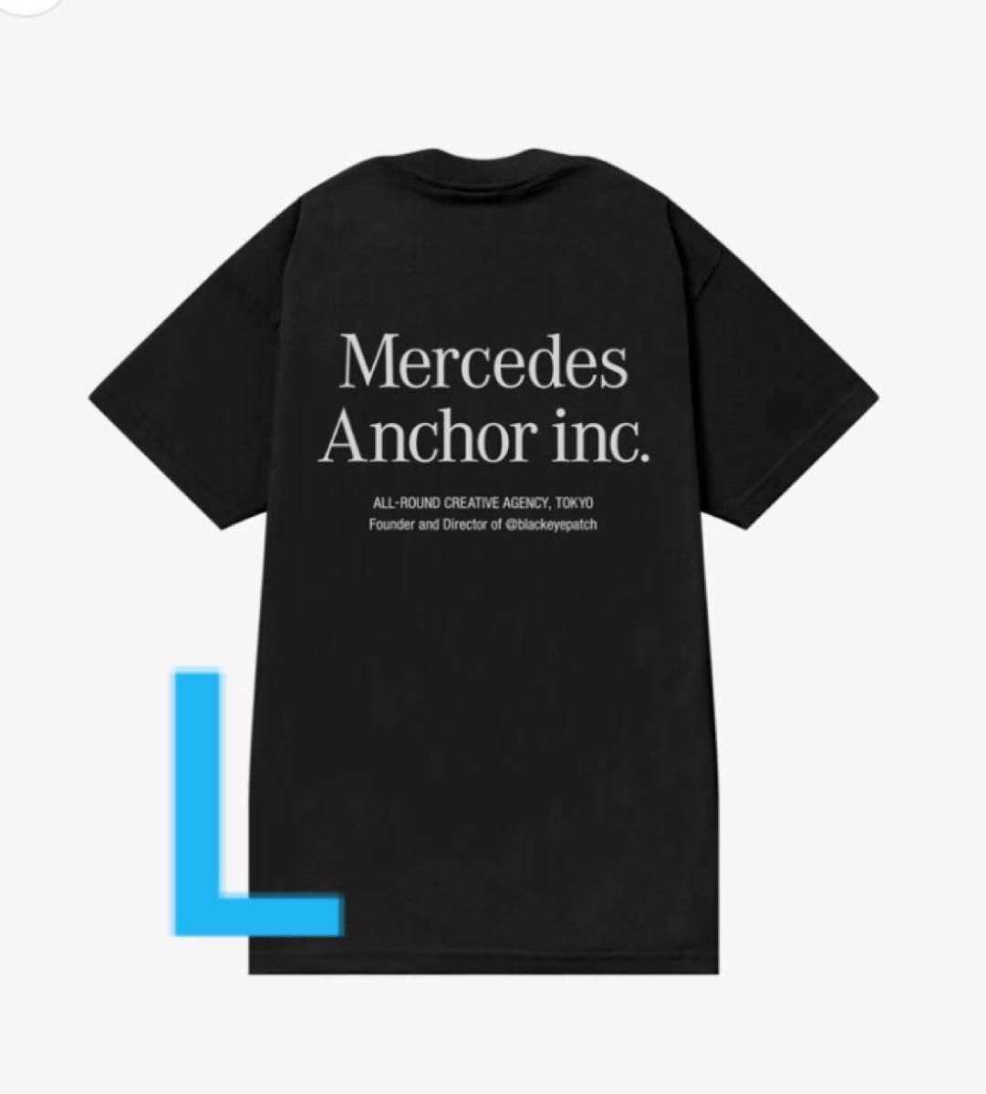 最新 Mercedes Anchor Inc. TEE BLACK サイズL Tシャツ/カットソー