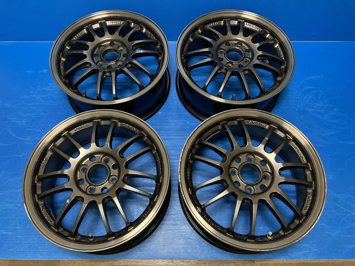 RAYS VR RE30 JAPAN 16インチ 16x6.5JJ +53 100/4H 4本 レイズ ボルク