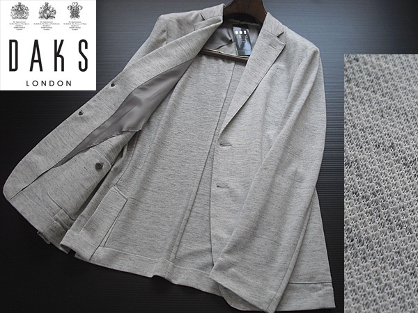 新品】日本製 夏~ DAKS LONDON ダックス 清涼リネンサマージャケット