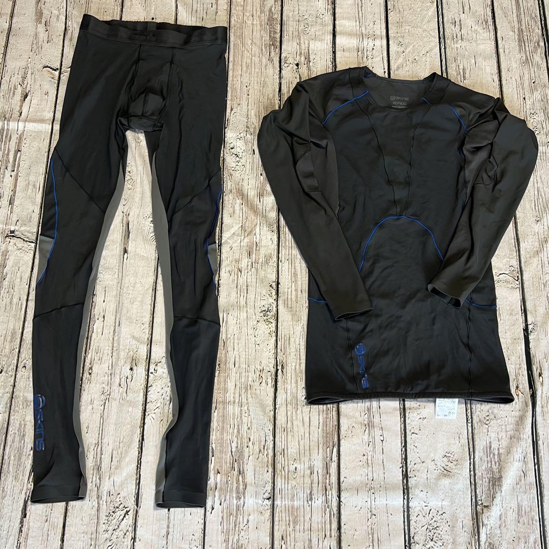 定番のお歳暮&冬ギフト 匿名配送 SKINS スキンズ RY400 Mサイズ 上下セット リカバリー タイツ 定番のお歳暮&冬ギフト 匿名配送 SKINS スキンズ RY400 Mサイズ 上下セット リカバリー タイツ