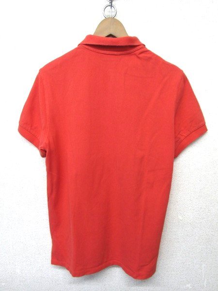 V1827：J.LINDEBERG SLIM FIT ジェイリンドバーグ 半袖シャツ 半袖ポロシャツ オレンジ系 S ゴルフウェア ゴルフシャツ:35_画像5