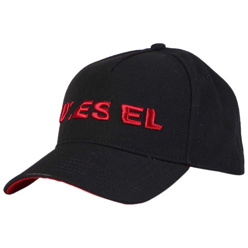 * DIESEL CIDIES ディーゼル 刺繍 ベースボールキャップ 帽子 / Black/Red *_画像1