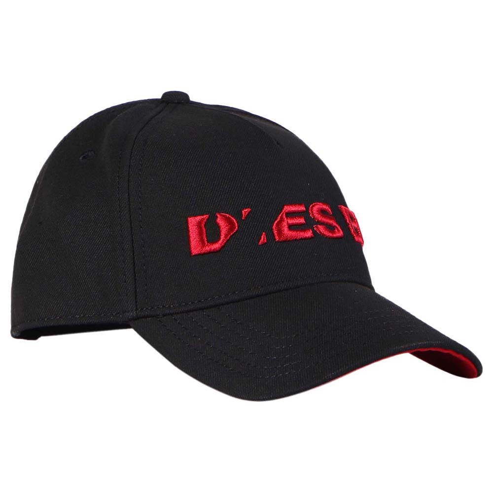 * DIESEL CIDIES ディーゼル 刺繍 ベースボールキャップ 帽子 / Black/Red *_画像2