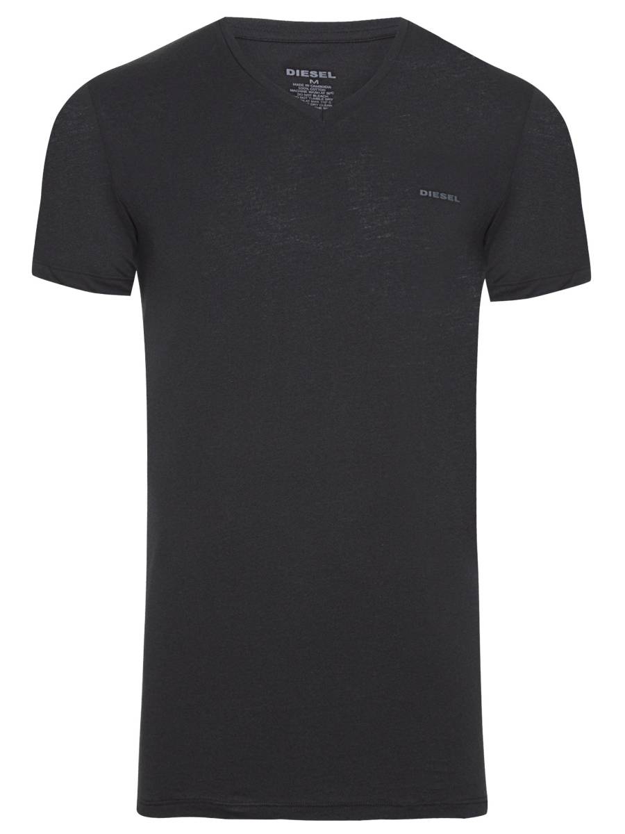 * 正規品 DIESEL V-Neck T-Shirt ディーゼル Vネック Tシャツ S / Black *_画像1