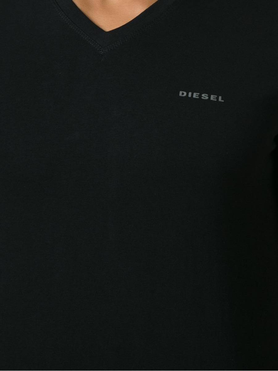* 正規品 DIESEL V-Neck T-Shirt ディーゼル Vネック Tシャツ S / Black *_画像2