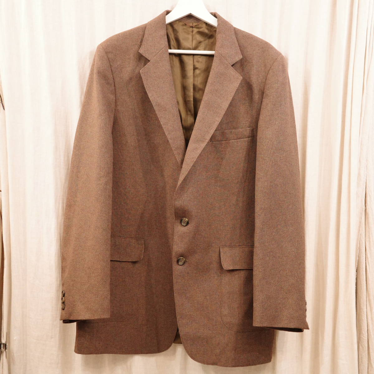 Levi's Action suit 2B jacket Brown 42L MADE IN USA リーバイス アクション スーツ