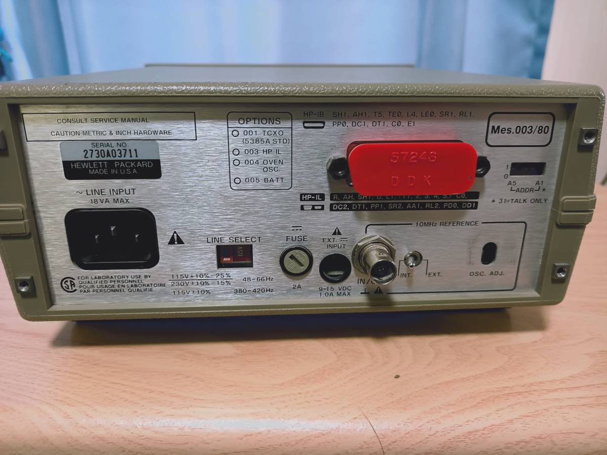 HP 5385A 周波数カウンター 10Hz〜1000MHz HP 5385A 周波数カウンター 10Hz〜1000MHz