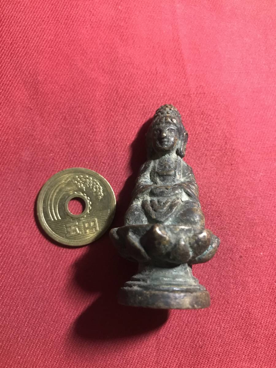 銅製 時代物 仏像 珍しい 銅人 その２