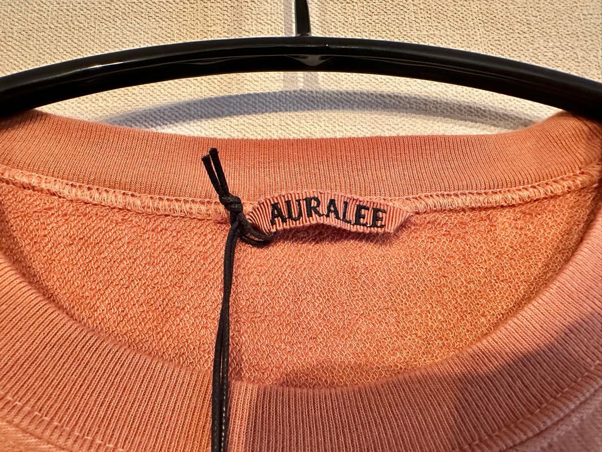 AURALEE SUPER MILLED SWEAT P/O ライトブラウン 5