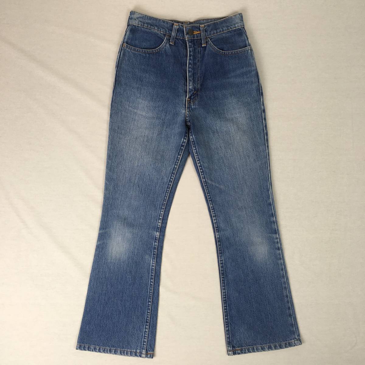 [90s]Levi\'s Levi's W646-0235 made in Japan 91 year boots cut Denim jeans high waist W30 11 number Zip fly orange tab