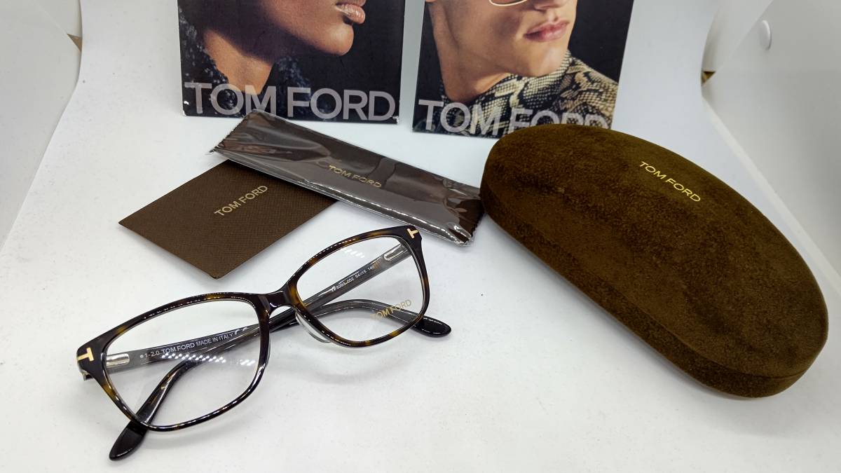 肌触りがいい トムフォード 眼鏡 ハバナカラー 052 TF5293 未使用 新品