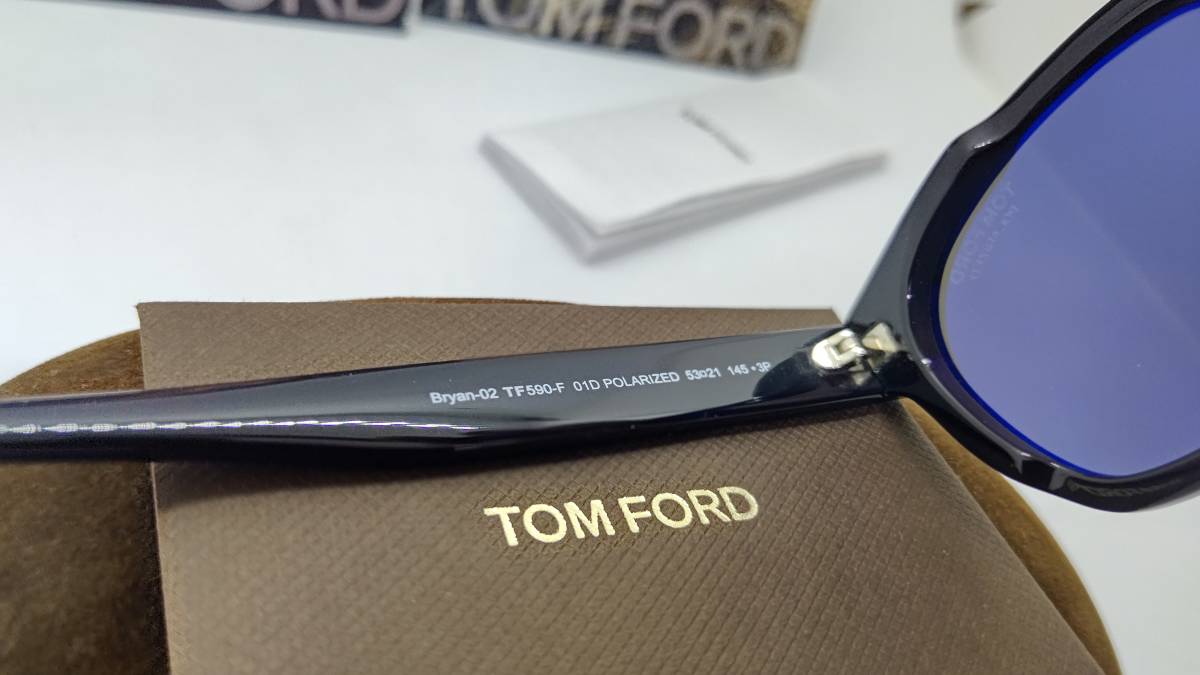 トムフォード 偏光 サングラス アジアンモデル 送料無料 税込 新品 TF590-F 01D ブラックカラー_画像7