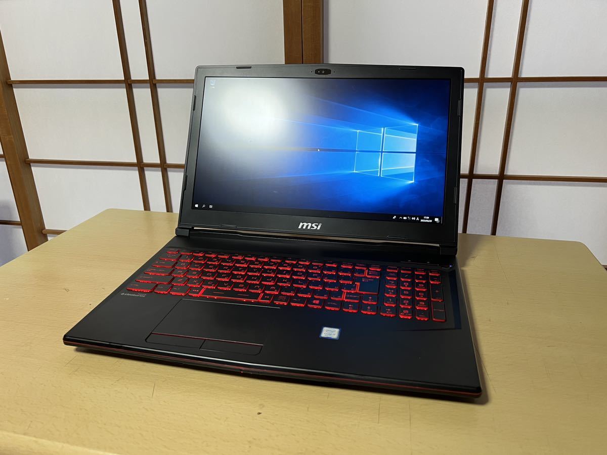 中古品】MSI ゲーミングノートPC Core i7-8750H GTX1050 16GB | JChere