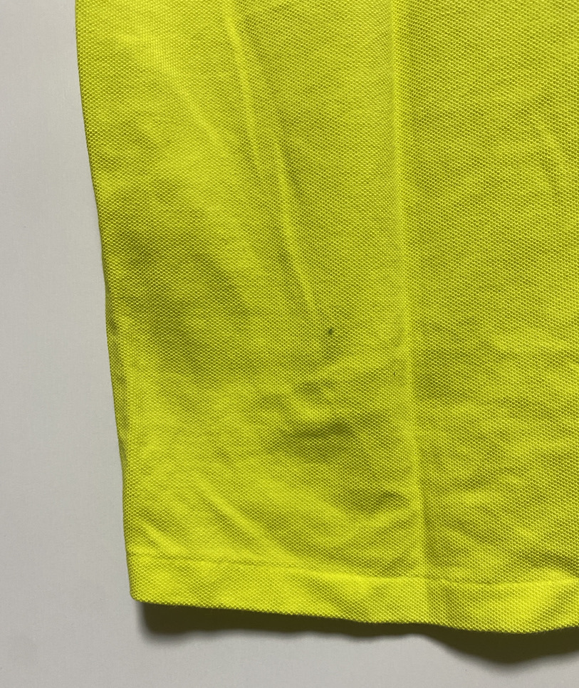 ☆Ralph Lauren ラルフローレン ネオンカラー ビッグポニー 半袖ポロシャツ S 黄色 イエロー 蛍光色 国内正規品の画像7