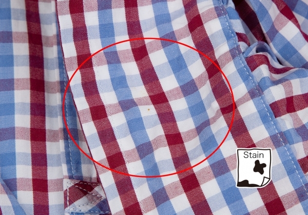 ジュンヤワタナベマン コムデギャルソン コットンラウンドカラーチェックシャツ 赤青S 【メンズ】_画像8