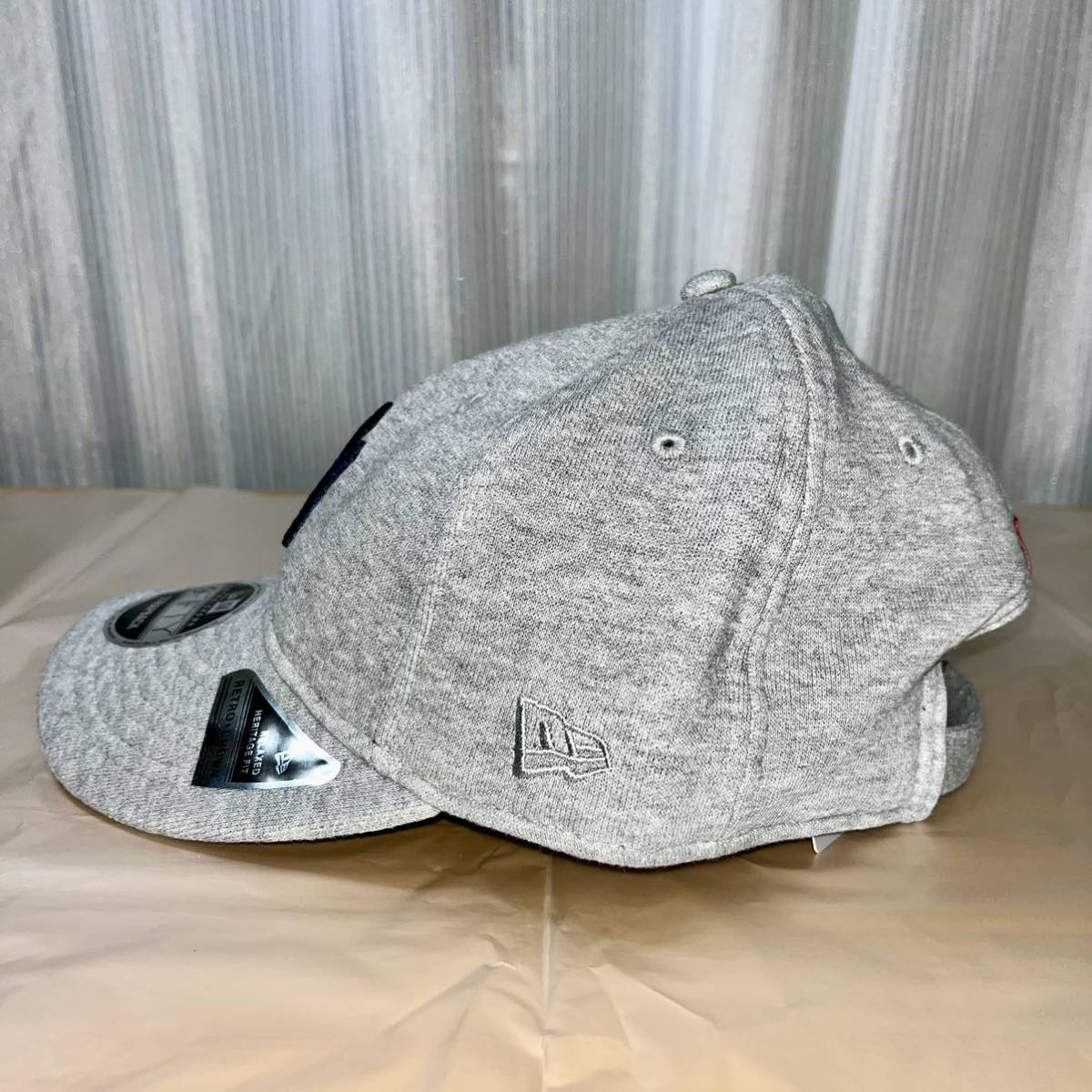 赤タグ LOOPWHEELER × NEW ERA × BEAMS JAPAN CAP キャップ グレー