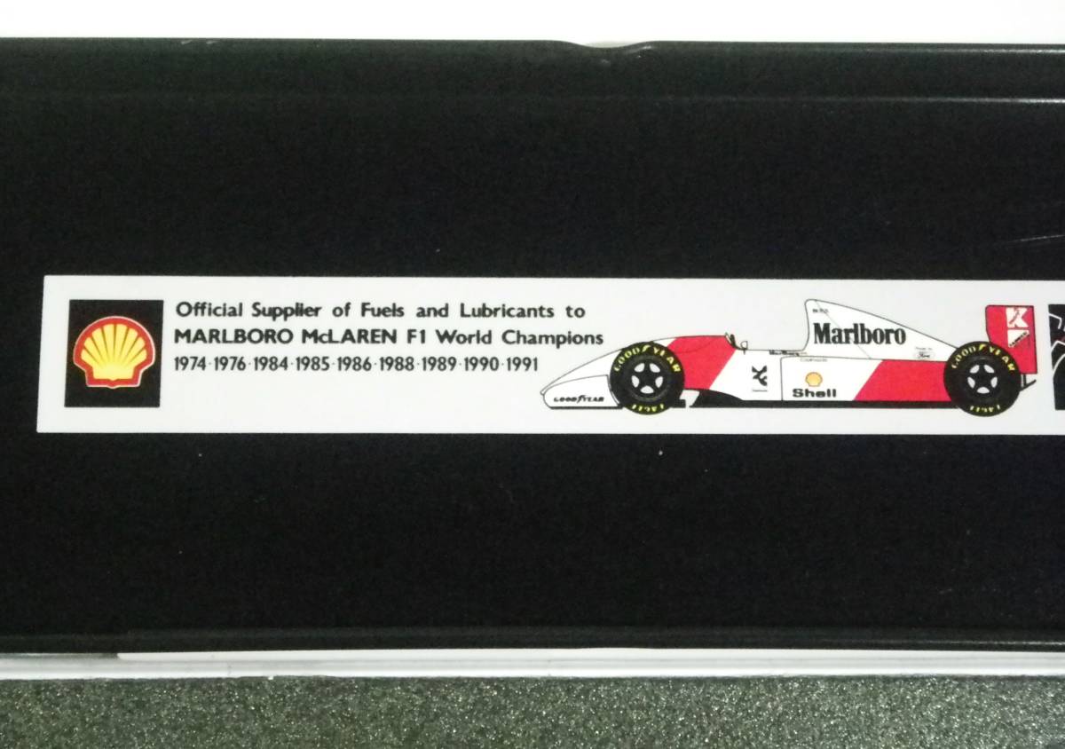 非売品 1994 Fomula1GrandPrix F1 フォーミュラ1グランプリ 筆箱 マルボロ マクラーレン F1 出光 ビンテージ 缶ペンケース ペンケース 筆入_画像4