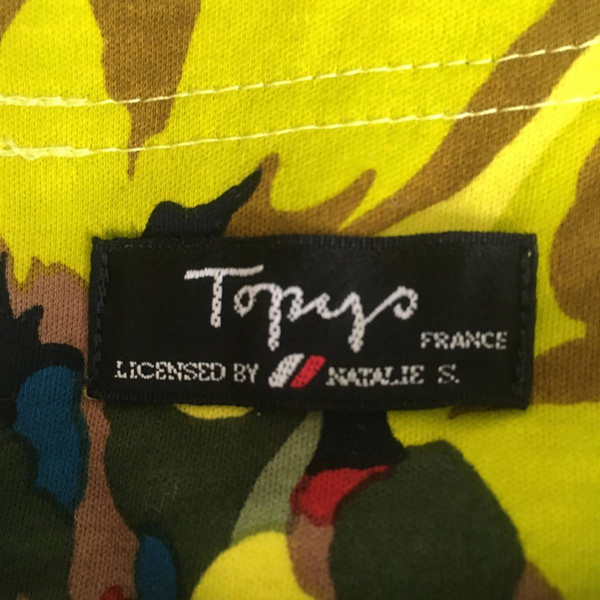 Topys トピーズ 全面花柄オーバーサイズTシャツ_画像3