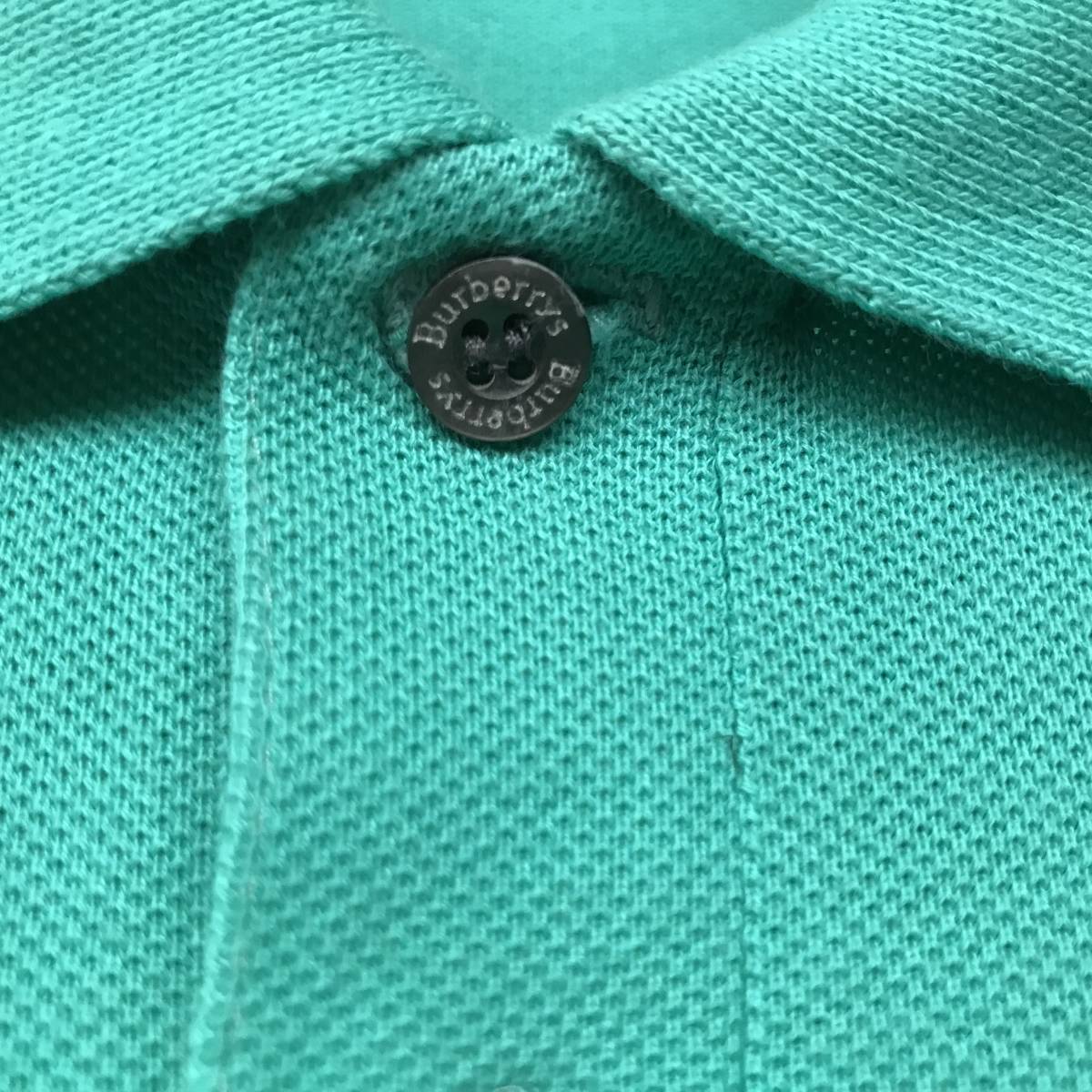 Burberrys バーバリー 英国製 メンズ 半袖ポロシャツ ゴルフ刺繍入り