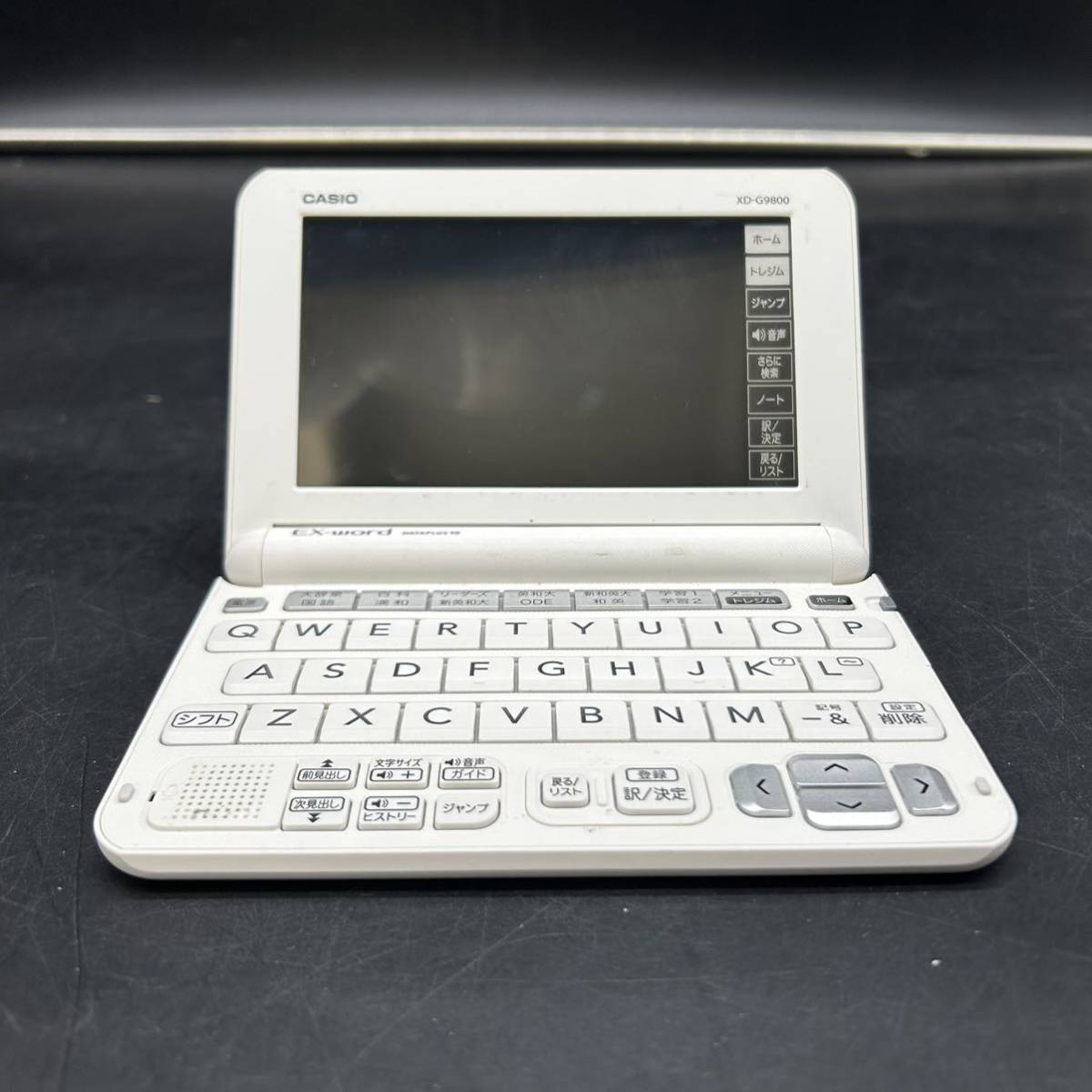 2528 CASIO 電子辞書 EX-word DATEPLUS10 ホワイト XD-G9800