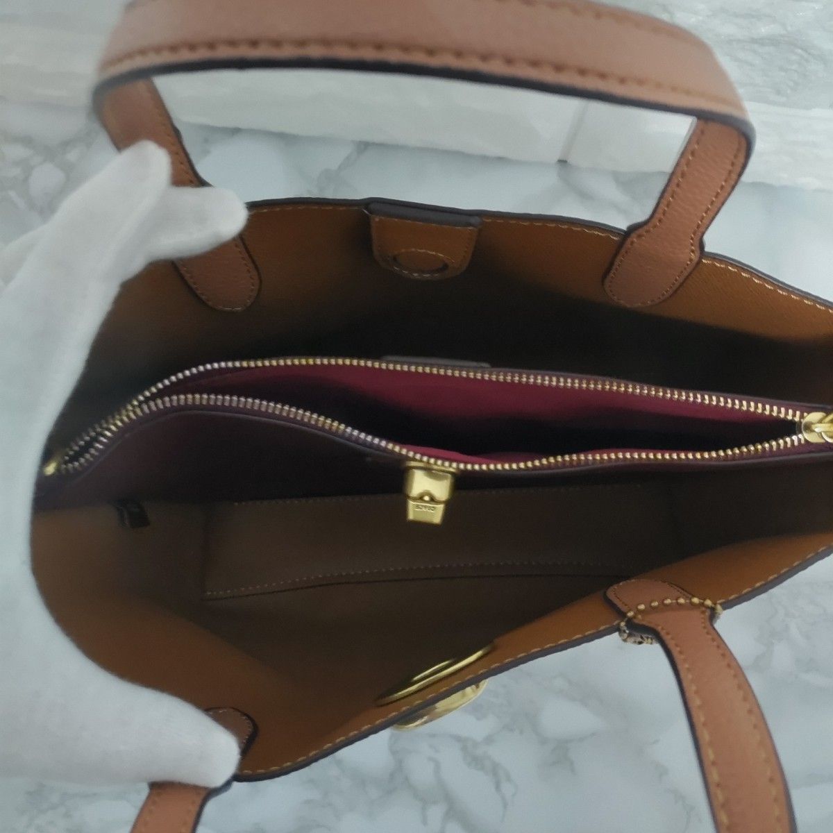 COACH コーチ ウィロウ トート 24 ショルダー WHITE ホワイト