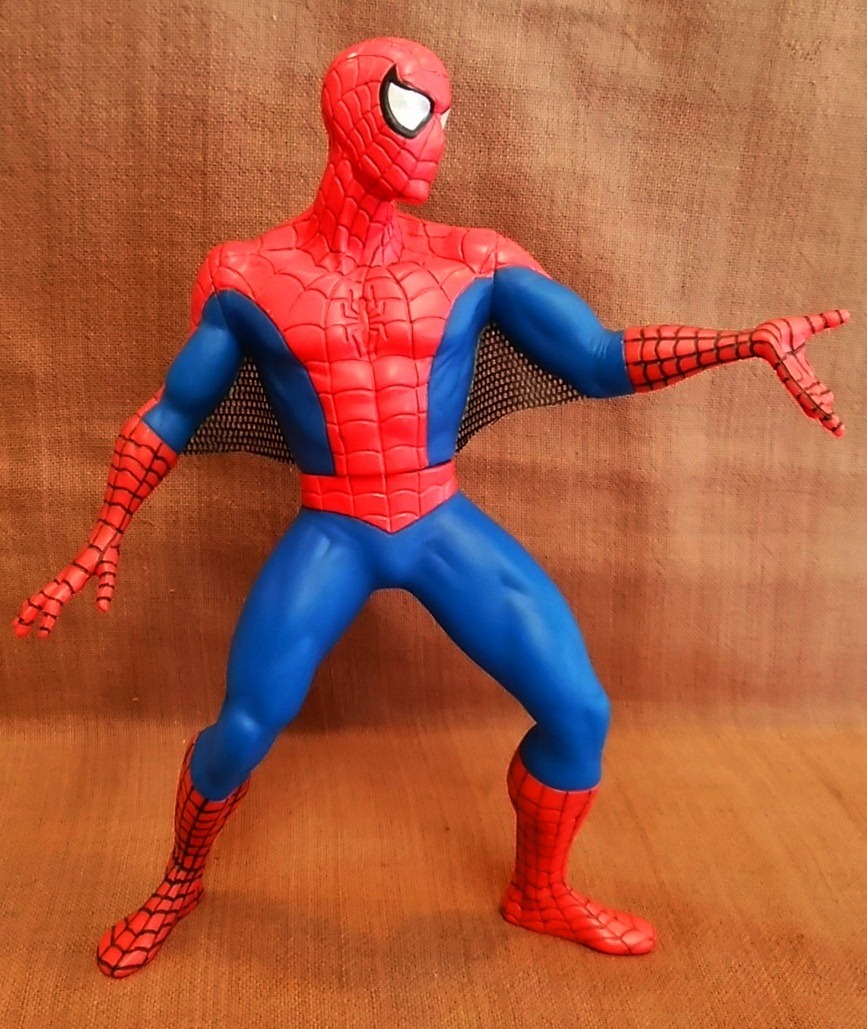 APPLAUSE 1997 Applause Spider-Man total length approximately 23cm figure sofvi non-standard-sized mail postage 350 jpy 