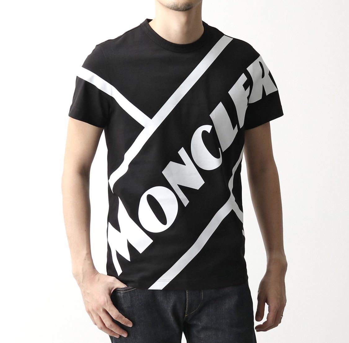 新品未使用 MONCLER モンクレール MAGLIA T-SHIRT ブラック｜Yahoo