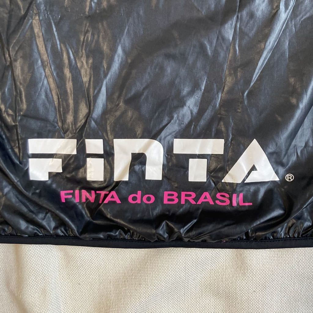 FINTA プラクティスパーカー 011-12 サッカー パーカー ブラック グレー ピンク メンズ Lブラジル フィンタ フットボール ブラジル国旗タブ_画像7