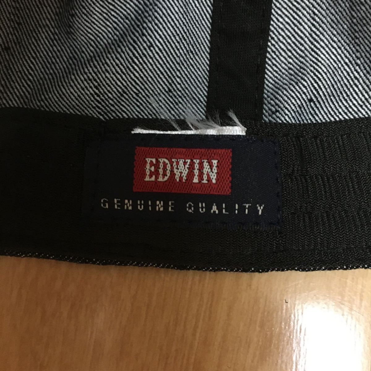  Edwin Denim cap 089-1-61 EDWIN size adjustment hat cap free size 
