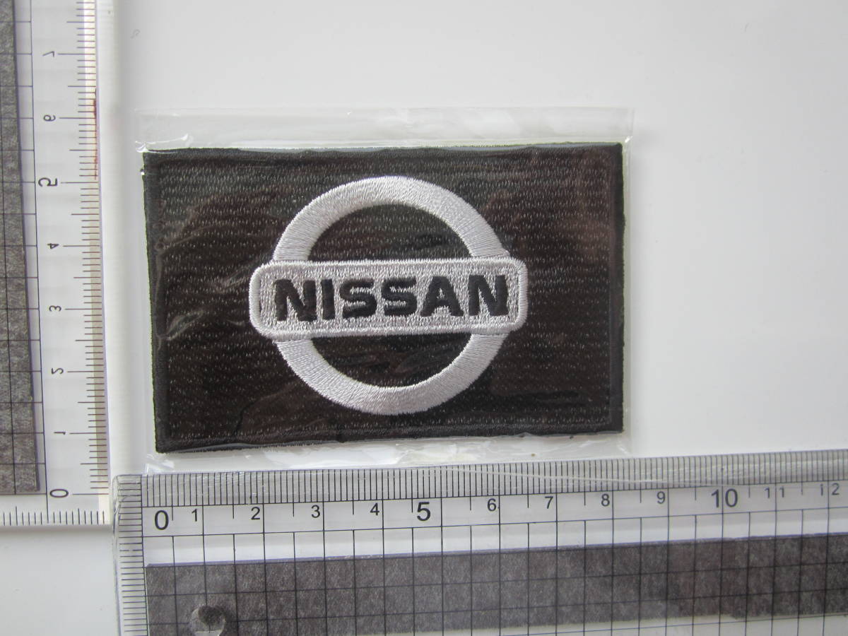 NISSAN 日産 ロゴ メーカー ワッペン/刺繍 エンブレム レーシング 自動車 バイク 119_画像6