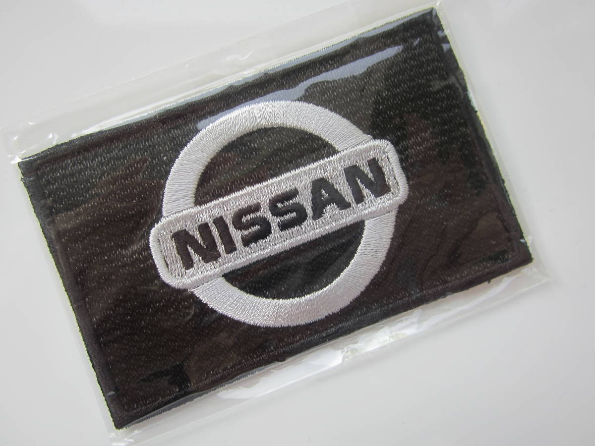 NISSAN 日産 ロゴ メーカー ワッペン/刺繍 エンブレム レーシング 自動車 バイク 119_画像2