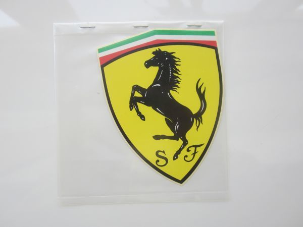 フェラーリ Ferrari イタリア 馬 黄色 外車 純正 ステッカー/デカール 自動車 バイク オートバイ カー用品 S44_画像3