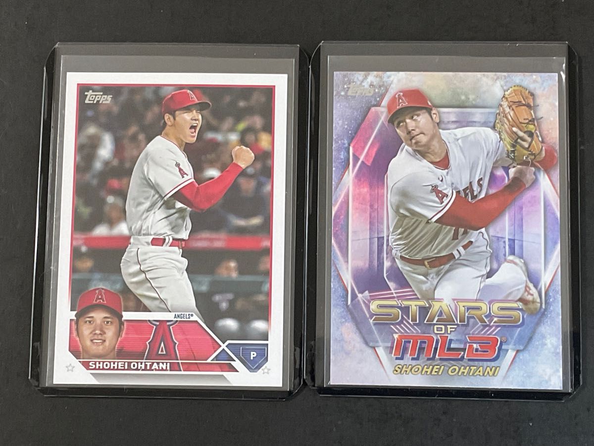 大谷翔平 ベース インサート カード 2枚セット 2023 Topps S1 STAR of 