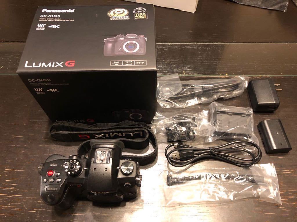 美品】パナソニック ルミックス LUMIX DC-GH5S ボディ 国内モデル USB