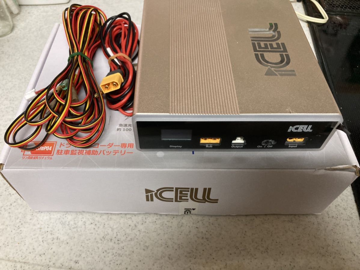 ikeep iCell-B6A ドライブレコーダー サブバッテリー 10ヶ月使用 ikeep iCell-B6A ドライブレコーダー サブバッテリー 10ヶ月使用