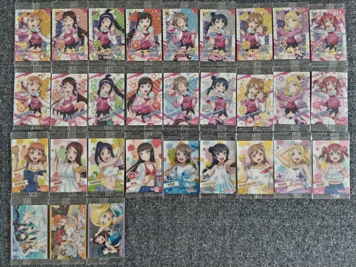 ラブライブ!サンシャイン!!ウエハース vol.1-7 劇場版1,2 全種コンプ