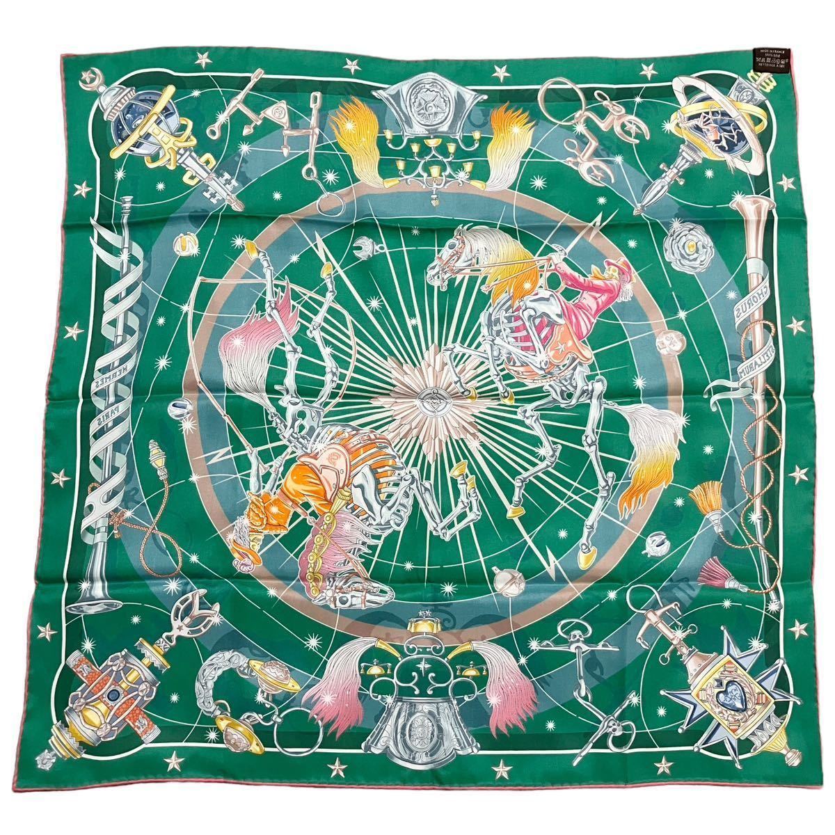 エルメス カレ70 美品 コーラスステラルム