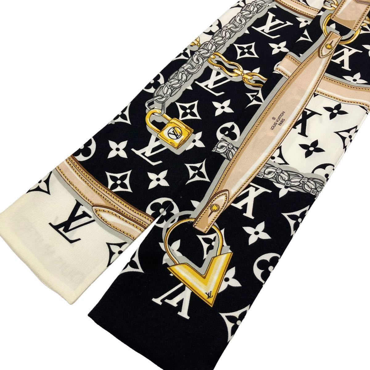 Louis Vuitton[M7865]Silk Monogram Confidential Bandeau Scarf