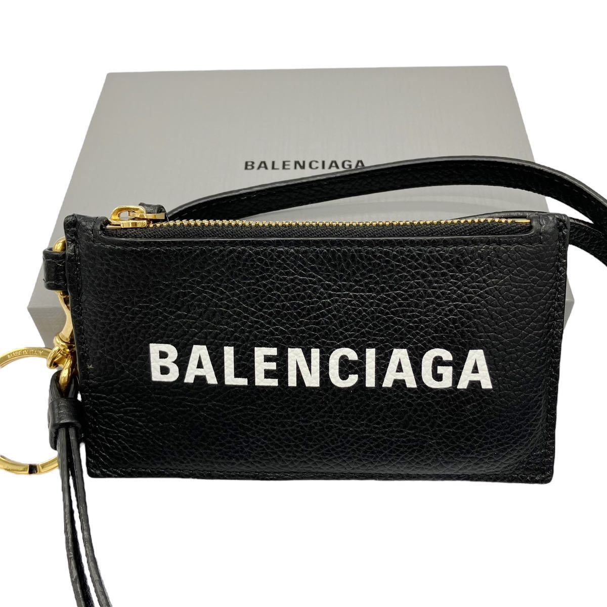 美品】バレンシアガ BALENCIAGA 594548 レザー コインケース カード