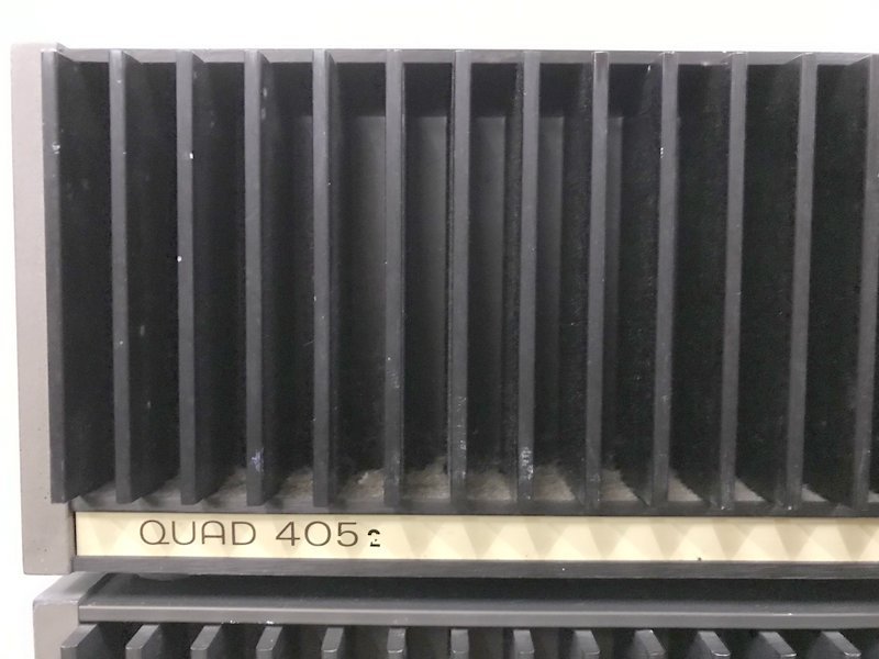 QUAD 405 405-2 パワーアンプ 2台セット クォード S1602 - オーディオ機器