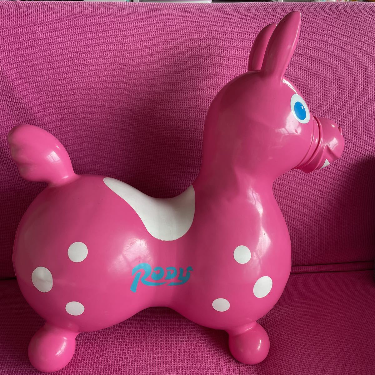 RODY ロディ 乗用玩具 イタリア製 ピンク　置き物インテリア幼児 子供　可愛いおもちゃ_画像3
