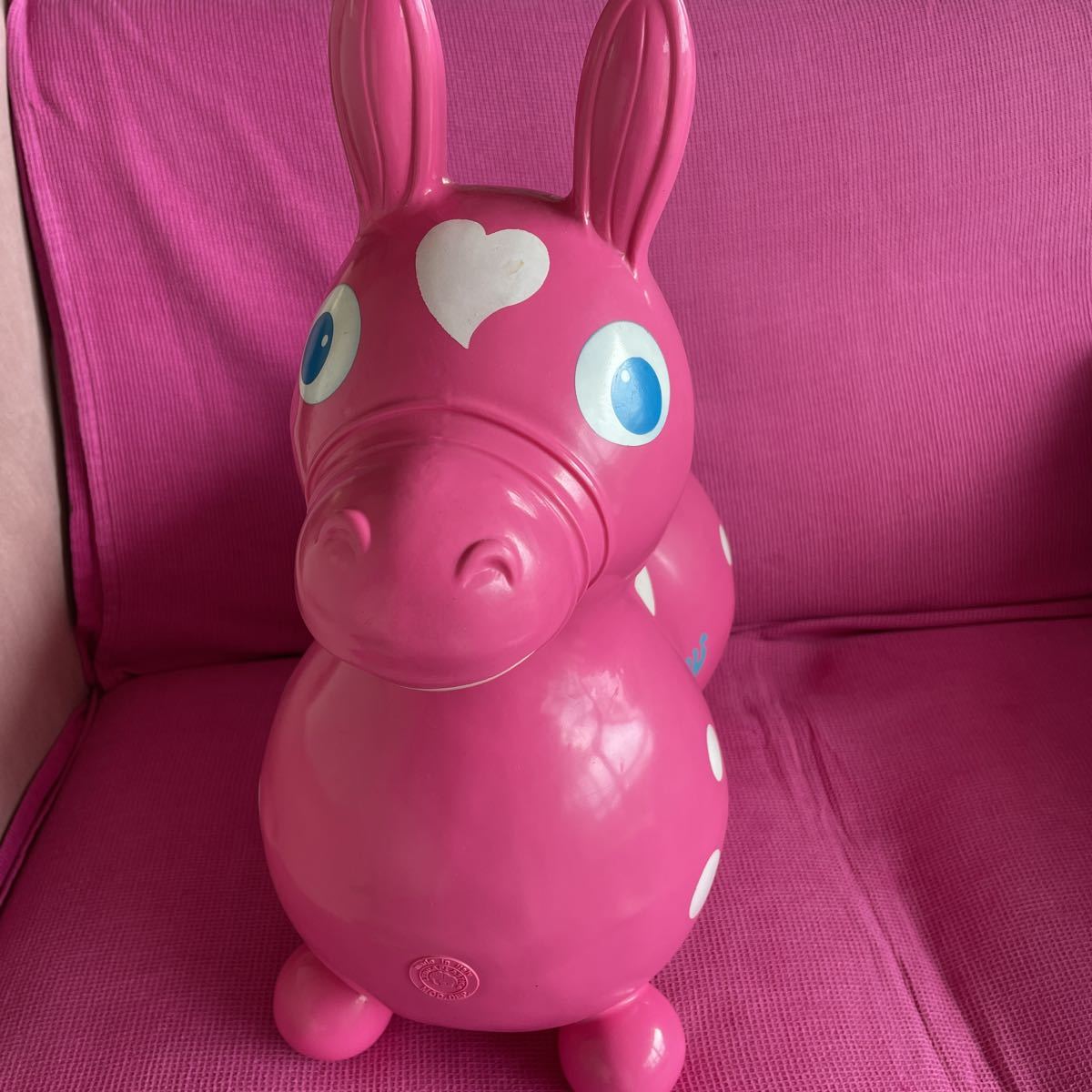 RODY ロディ 乗用玩具 イタリア製 ピンク　置き物インテリア幼児 子供　可愛いおもちゃ_画像2